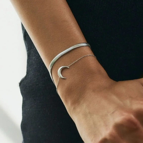 New Moon Bracelet Steel - Edblad - Snabb leverans - Gratis paketinslagning