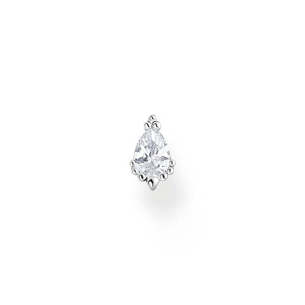 Single Ear Stud Ice Crystal Silver - Thomas Sabo - Suuri valikoima & ilmainen lahjapaketointi - Nordicspectra.fi
