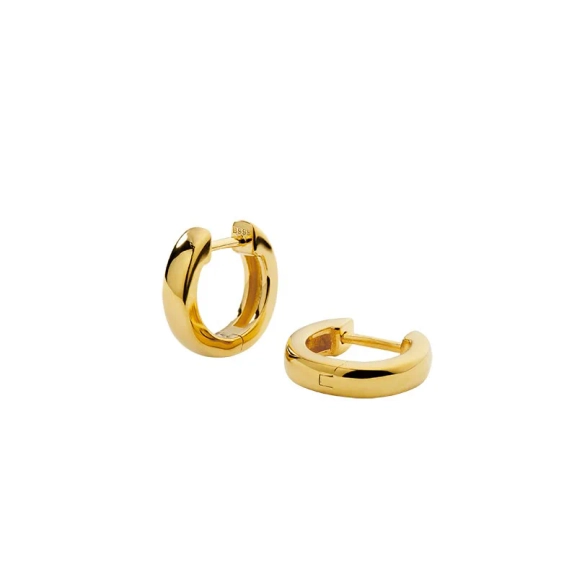 Cavelle Small Plain Hoops Gold von Syster P