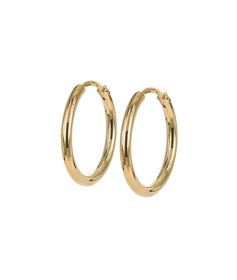 MAXI Örhängen 20 mm Guld - Astrid & Agnes - Snabb frakt & paketinslagning - Nordicspectra.se