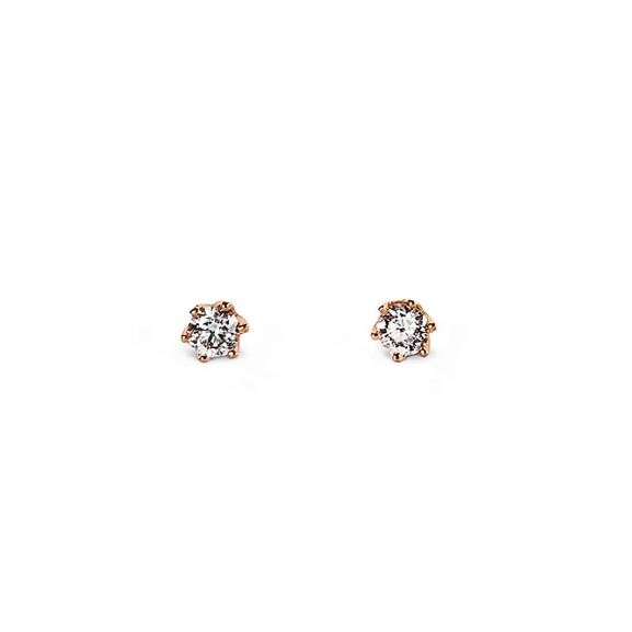 Spectra Diamond Earrings Gold  - Nordic Spectra - Suuri valikoima & ilmainen lahjapaketointi - Nordicspectra.fi