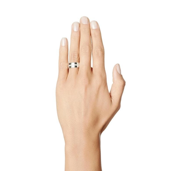 Wide & Stars Ring White Gold - Efva Attling ringar - Snabb frakt & paketinslagning - Nordicspectra.se