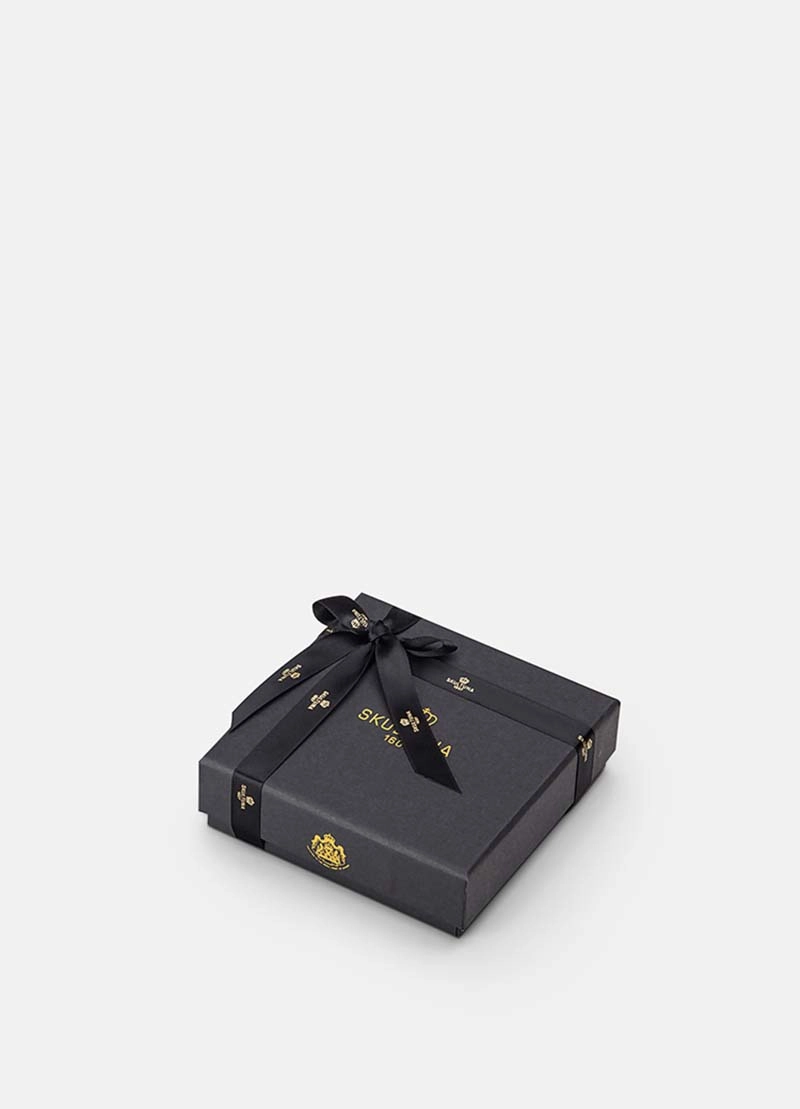 Leather Bracelet Gold - Black - Skultuna - Snabb frakt & paketinslagning - Nordicspectra.se