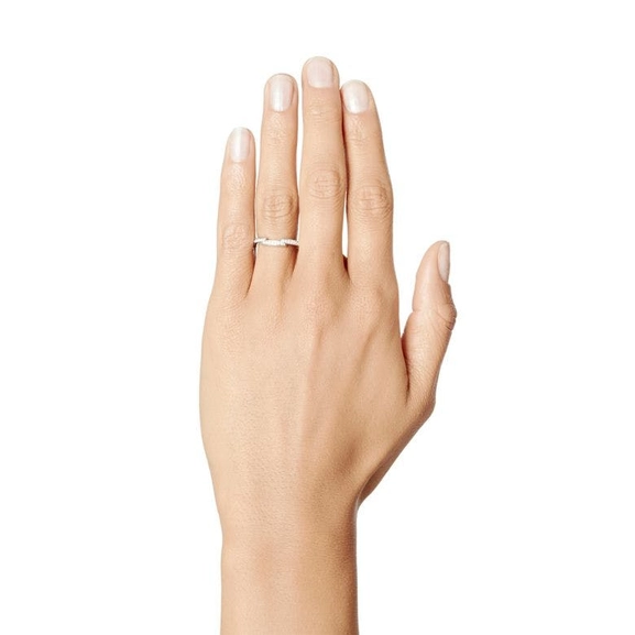 Deco Thin Ring White Gold - Efva Attling ringar - Snabb frakt & paketinslagning - Nordicspectra.se