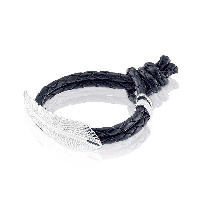 Carolina Gynning - Feather Armband Läder