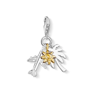 Charm-Anhänger Palme, Sonne, Flugzeug von Thomas Sabo, Schneller Versand - Nordicspectra.de