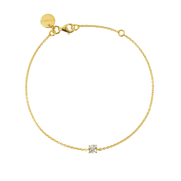 Minimalistica Solo Nova Bracelet Gold - Syster P - Snabb leverans & Gratis paketinslagning - Nordic Spectra