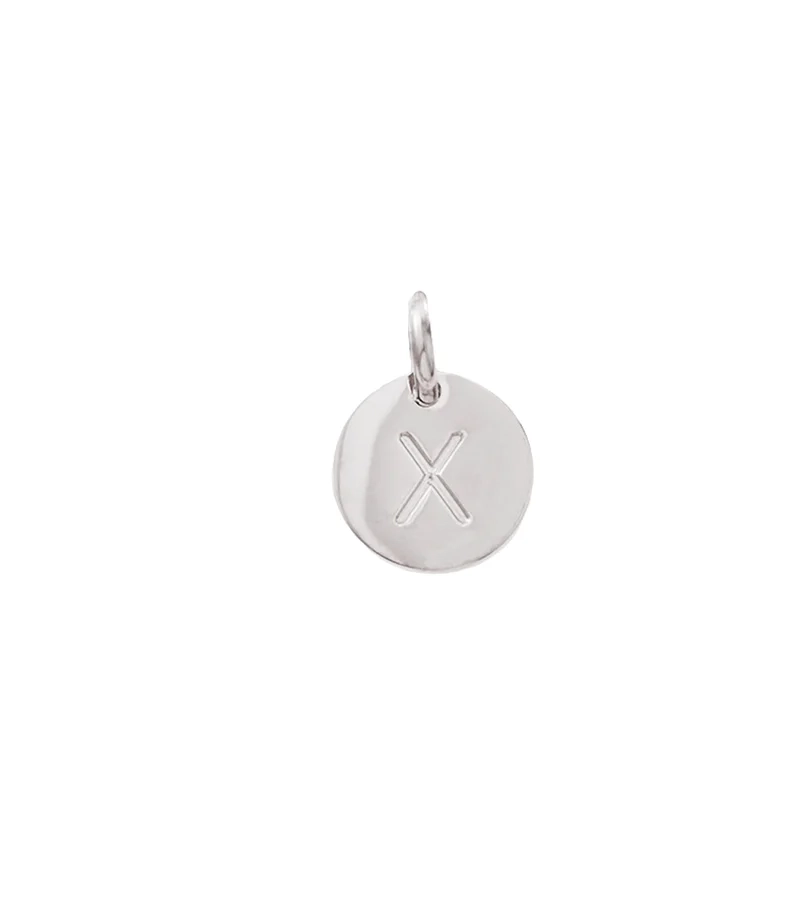 Edblad Alphabet Charm A-Ö Silver halsband herr – bild 4