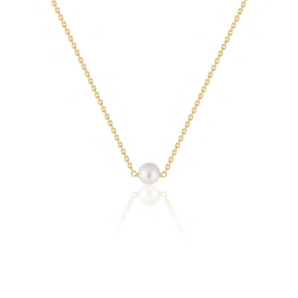 Pearl Necklace Gold - Sophie By Sophie - Snabb frakt & paketinslagning - Nordicspectra.se