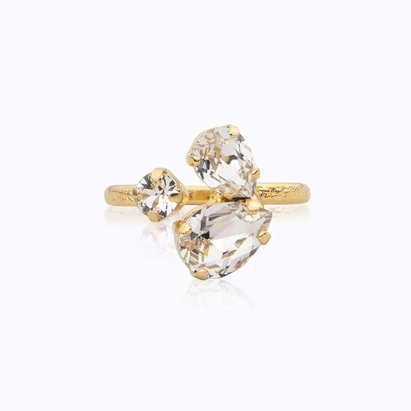 Alisia Ring Gold Crystal - Caroline Svedbom - Snabb frakt & paketinslagning - Nordicspectra.se
