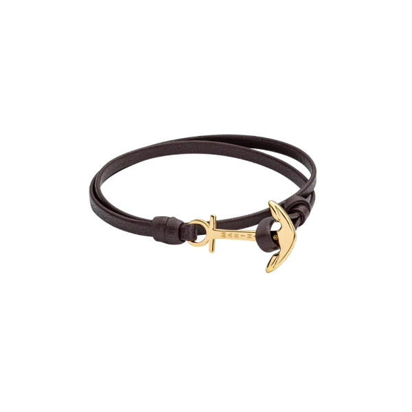 The Anchorband Midnight Brown/Gold - Paul Hewitt – Schnelle Lieferungen – Kostenlose Verpackung - Nordic Spectra
