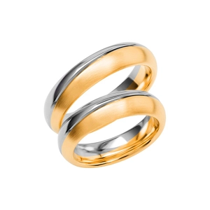 SR3022-5.5 Guld/Vitguld - Vigsel- & förlovningsringar - Schalins - Fri storleksändring* - Nordic Spectra