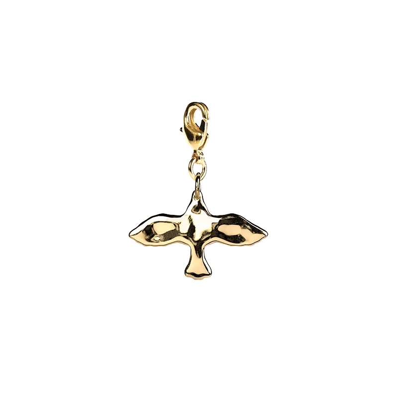Organic Dove Charm Gold