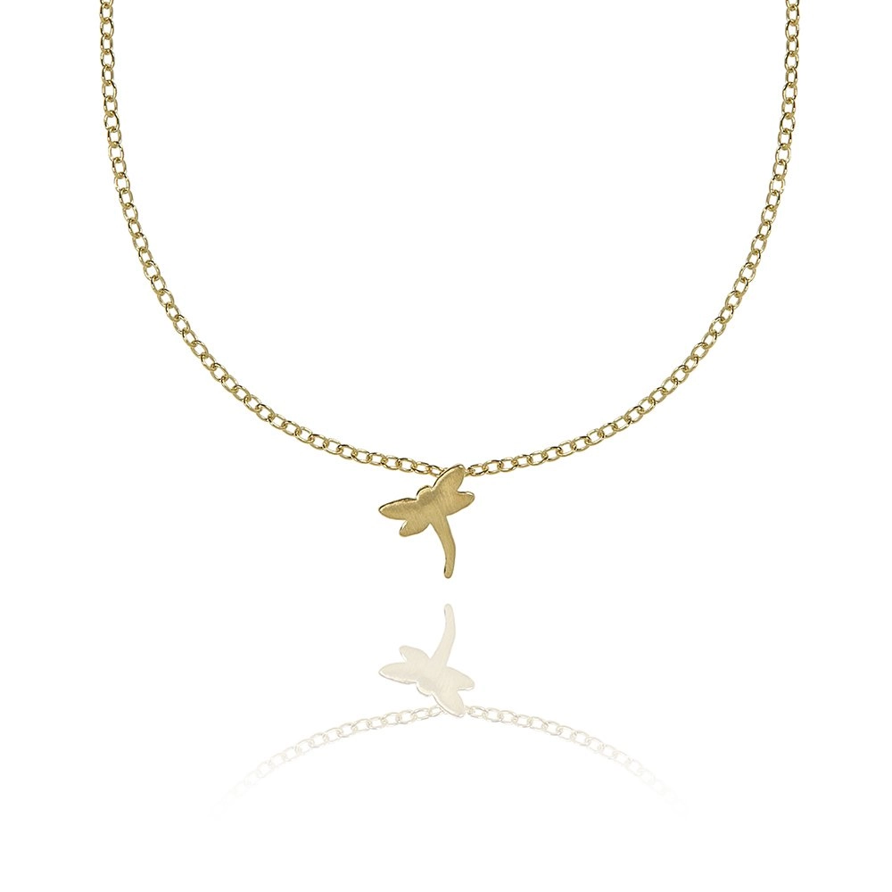 CU Jewellery - Dragonfly Necklace Gold