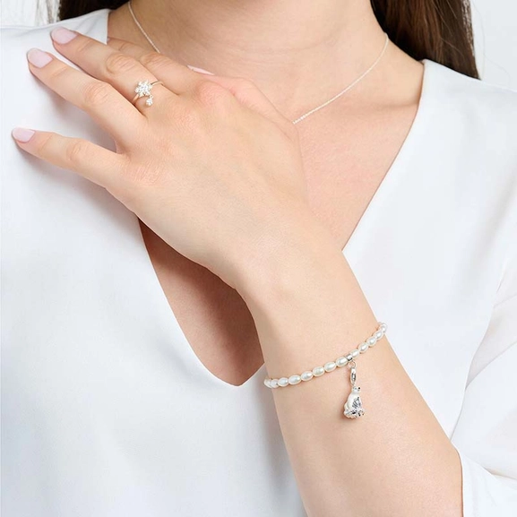 Charm-hängsmycke Isbjörnar Silver - Thomas Sabo berlock - Snabb frakt & paketinslagning - Nordicspectra.se