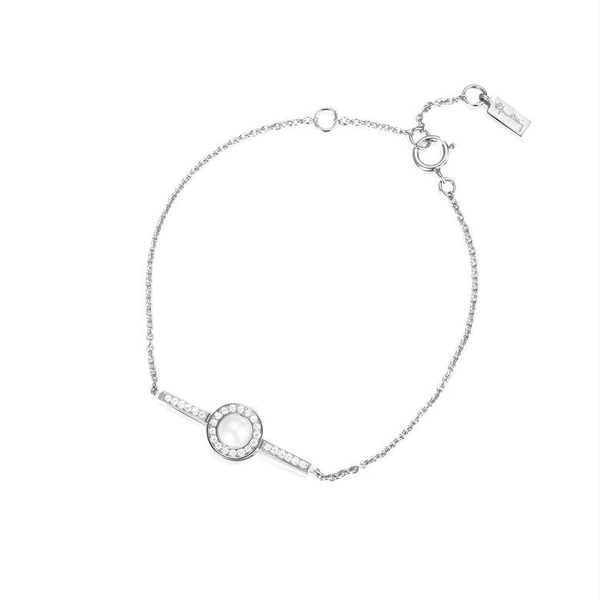 Little Day Pearl & Stars Bracelet White Gold - Efva Attling armband - Snabb frakt & paketinslagning - Nordicspectra.se