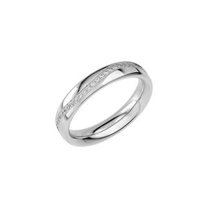 SR2019 White Gold - Wedding & engagement rings - Schalins - Scandinavian design - Nordic Spectra