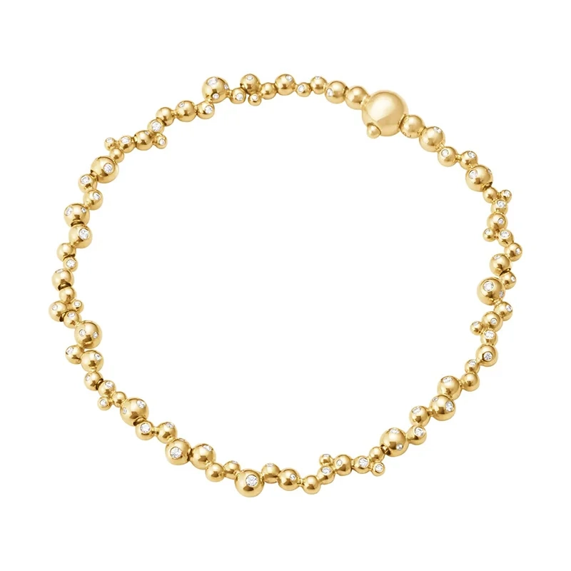 Georg Jensen – Moonlight Grapes Armband Guld & Diamanter