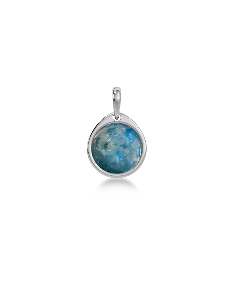 Edblad Birthstone Charm Silver halsband herr – bild 2