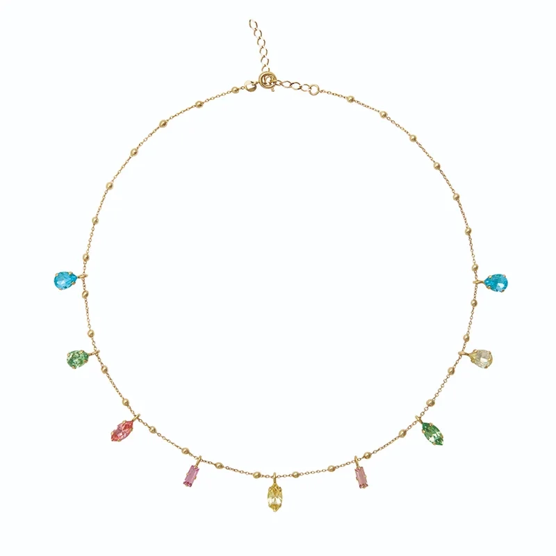 Caroline Svedbom - Gisela Necklace Gold Dreamscape Combo