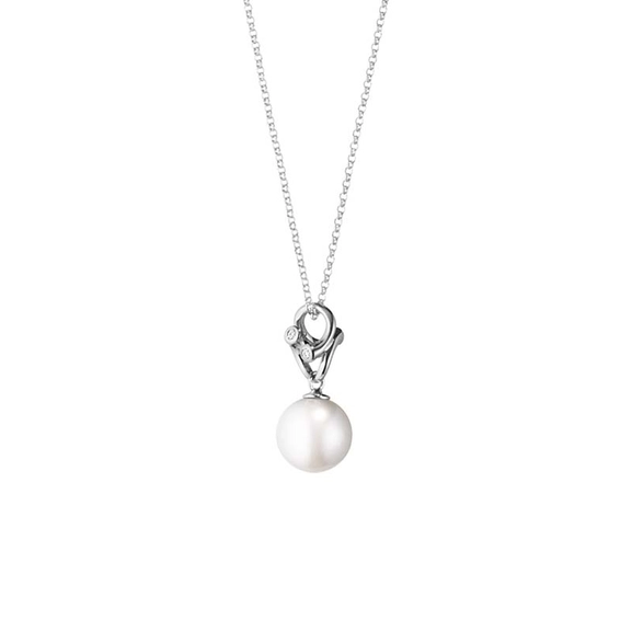 Magic Halskette Weißes Gold Mit Anhänger Perlen Und Diamanten von Georg Jensen, Schneller Versand - Nordicspectra.de
