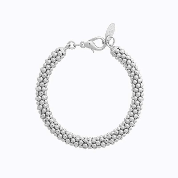 Classic Rope Chain Bracelet Rhodium - Caroline Svedbom - Snabb frakt & paketinslagning - Nordicspectra.se