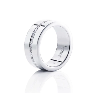 Wide & Stars Ring White Gold - Efva Attling ringar - Snabb frakt & paketinslagning - Nordicspectra.se
