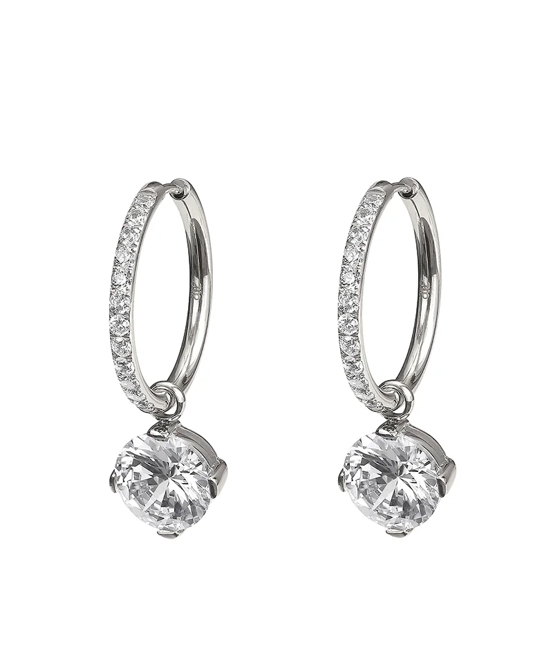 FRIDA Hoops Örhängen Stål - Astrid & Agnes - Nordic Spectra