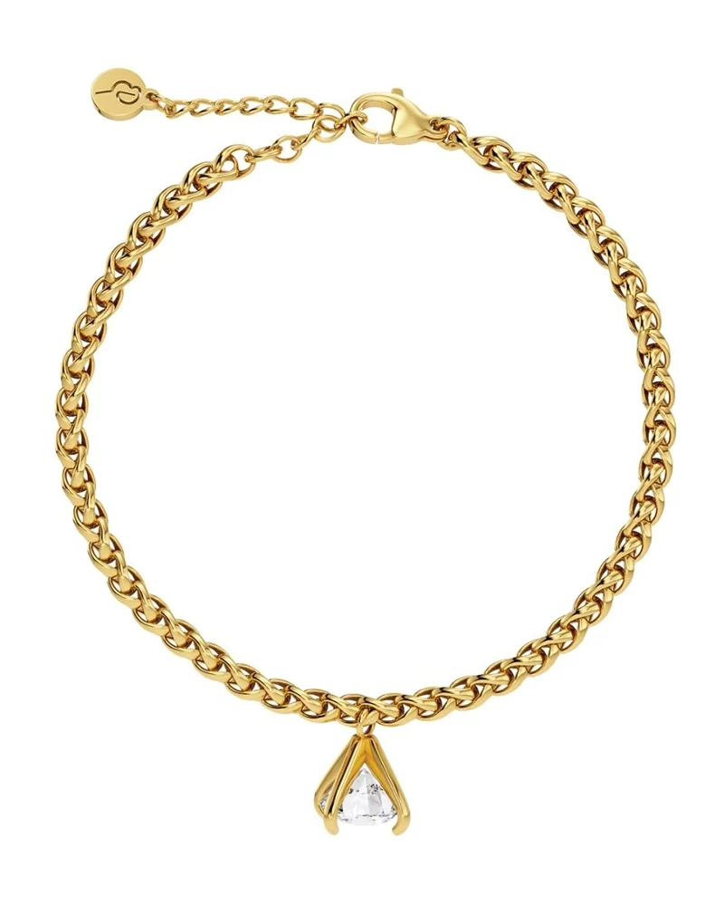 Armband i 14K guldpläterat stål med justerbar längd