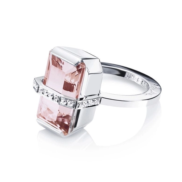Bend Over Morganite White Gold von Efva Attling, Schneller Versand - Nordicspectra.de