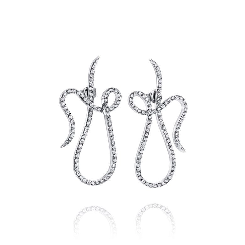 Efva Attling - Shape Of A Dream & Stars Ear White Gold
