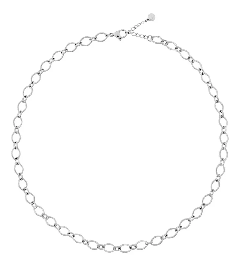 Carreau Chain Necklace Steel - Edblad - Snabb leverans - Gratis paketinslagning