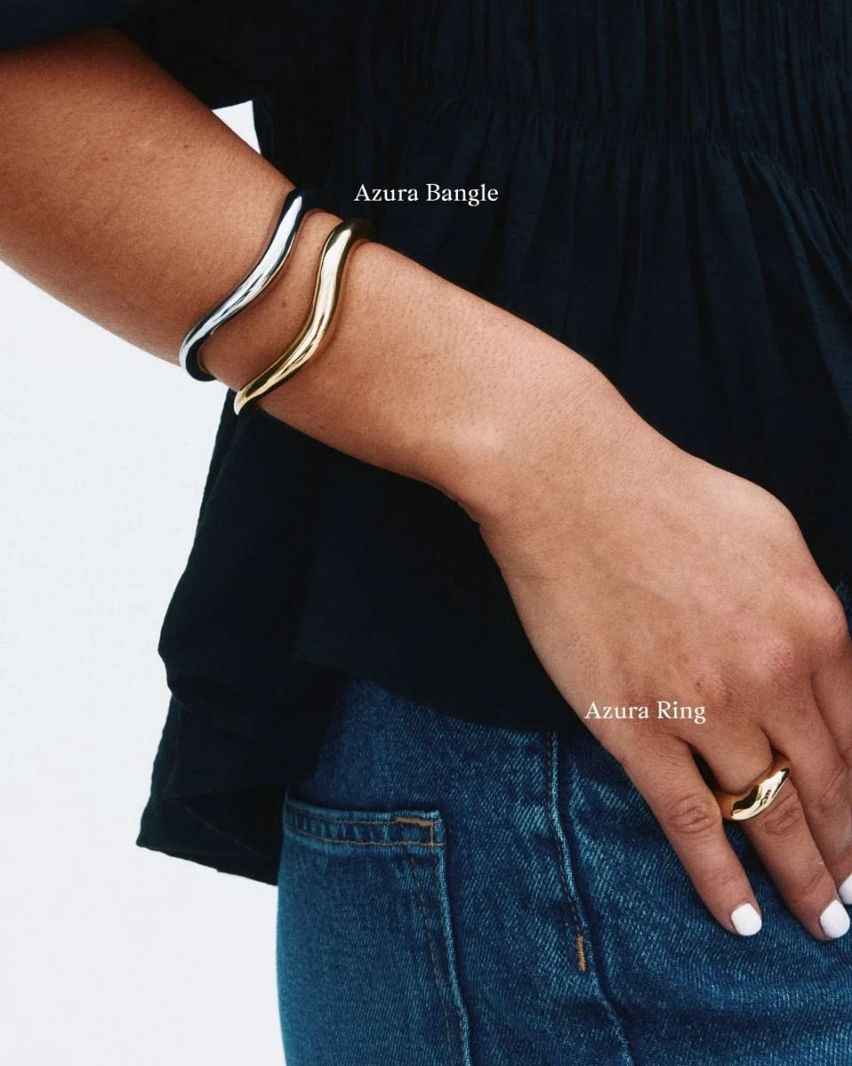 Azura Bangle Gold från Edblad