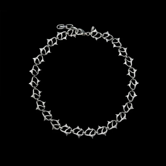 Thorn Chain Necklace i silver