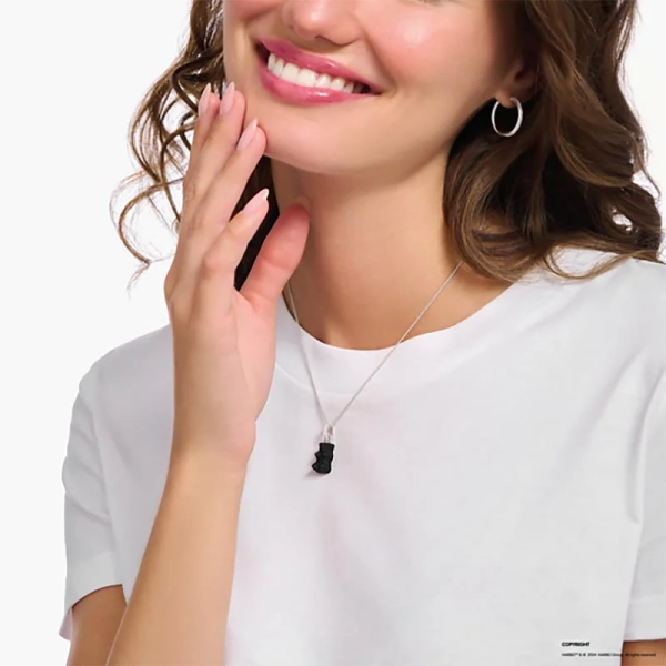 HARIBO Halsband med Svart Gummibjörn - Thomas Sabo - Snabb leverans & paketinslagning - Nordic Spectra