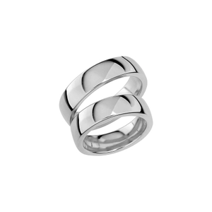 SR1035-6 White Gold - Wedding & engagement rings - Schalins - Scandinavian design - Nordic Spectra