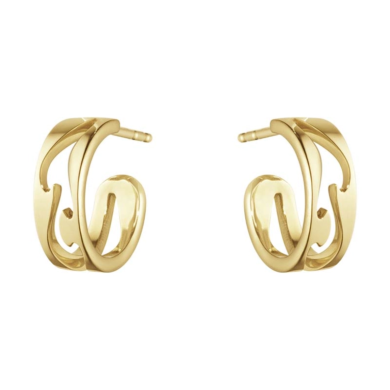 Fusion Ohrringe Gold von Georg Jensen, Schneller Versand - Nordicspectra.de