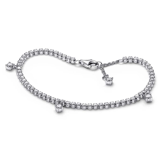 Funkelnde Tropfen Tennisarmband von PANDORA, Schneller Versand - Nordicspectra.de