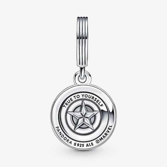 Marvel The Avengers Captain America Sheild Hängberlock - PANDORA - Snabb frakt & paketinslagning - Nordicspectra.se