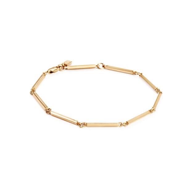 Armband aus 18-karätig vergoldetem Silber mit minimalistischem Design von Efva Attling