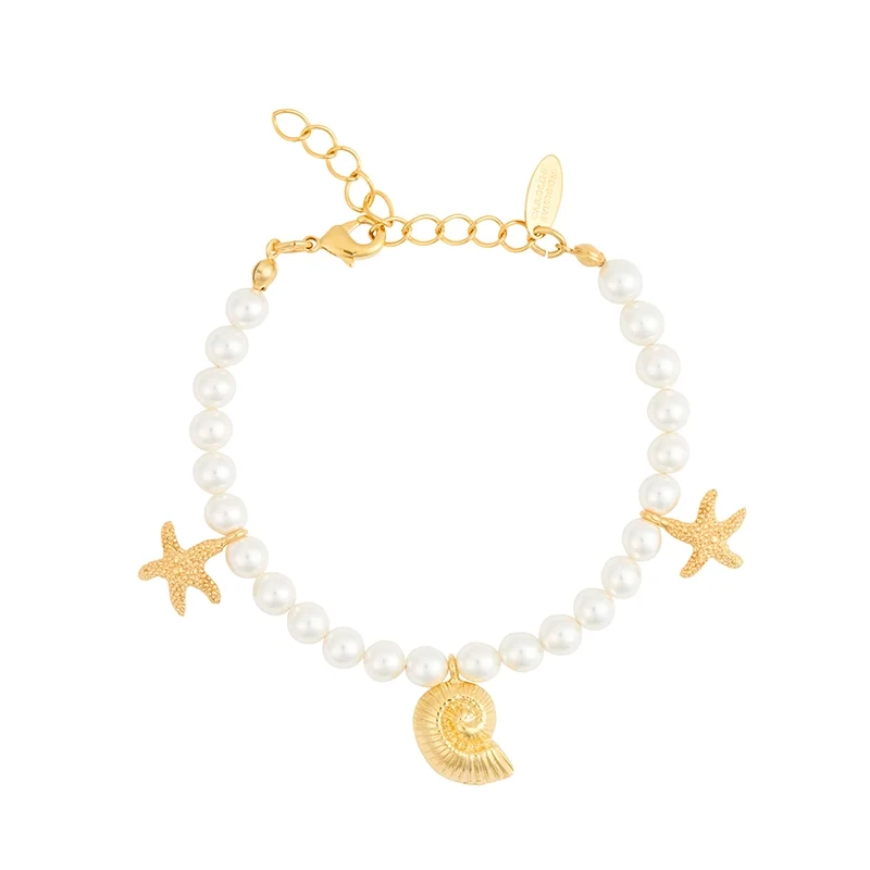 Caroline Svedbom - Ismara Bracelet Gold Pearl