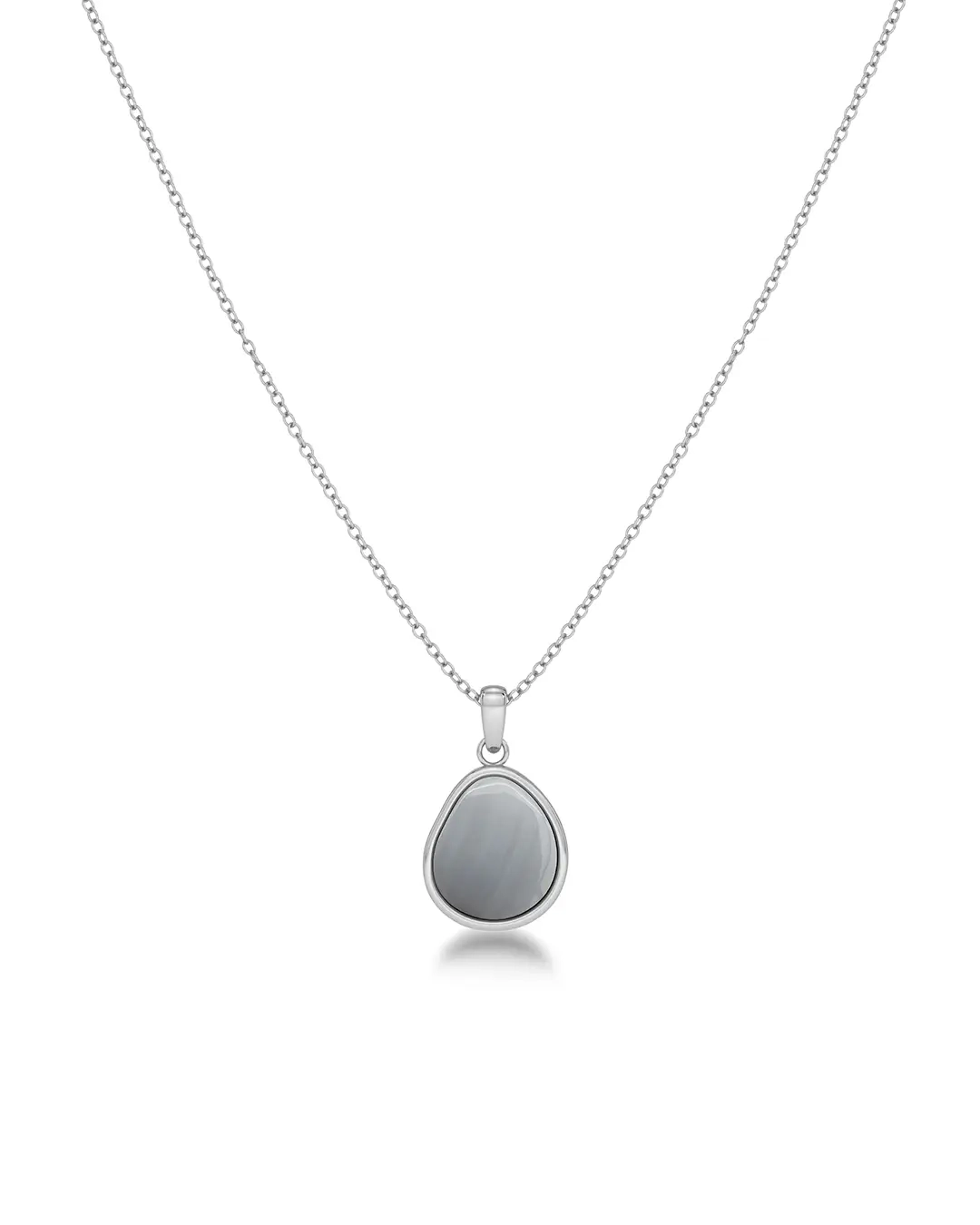 Agatha Necklace Grey Steel - Edblad - Snabba leveranser - Gratis paketinslagning