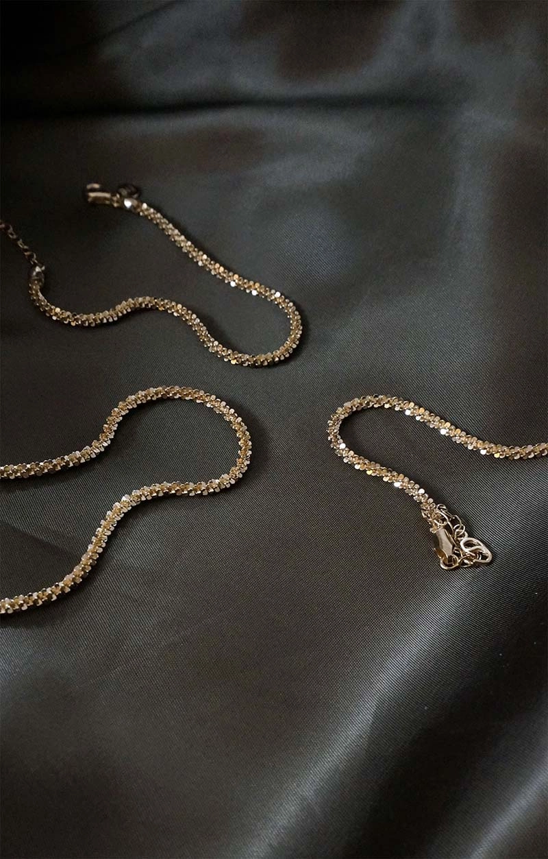 Roof Big Plain Necklace Long Gold -CU Jewellery - Snabb frakt & paketinslagning - Nordicspectra.se
