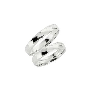 76-4 Silver - Vigsel- & förlovningsringar - Schalins - Fri storleksändring* - Nordic Spectra