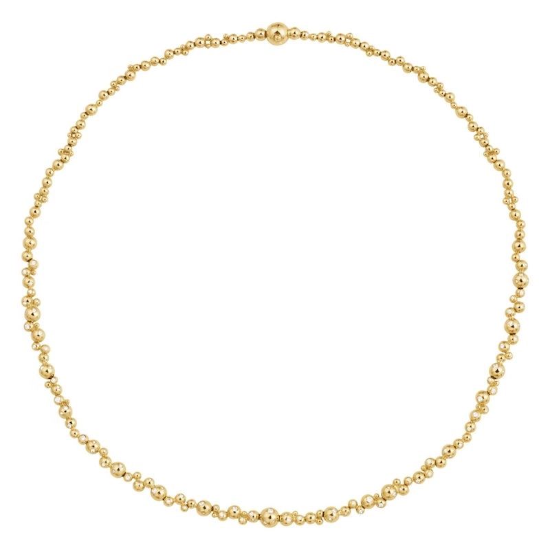 Georg Jensen – Moonlight Grapes Halsband Guld & Diamanter