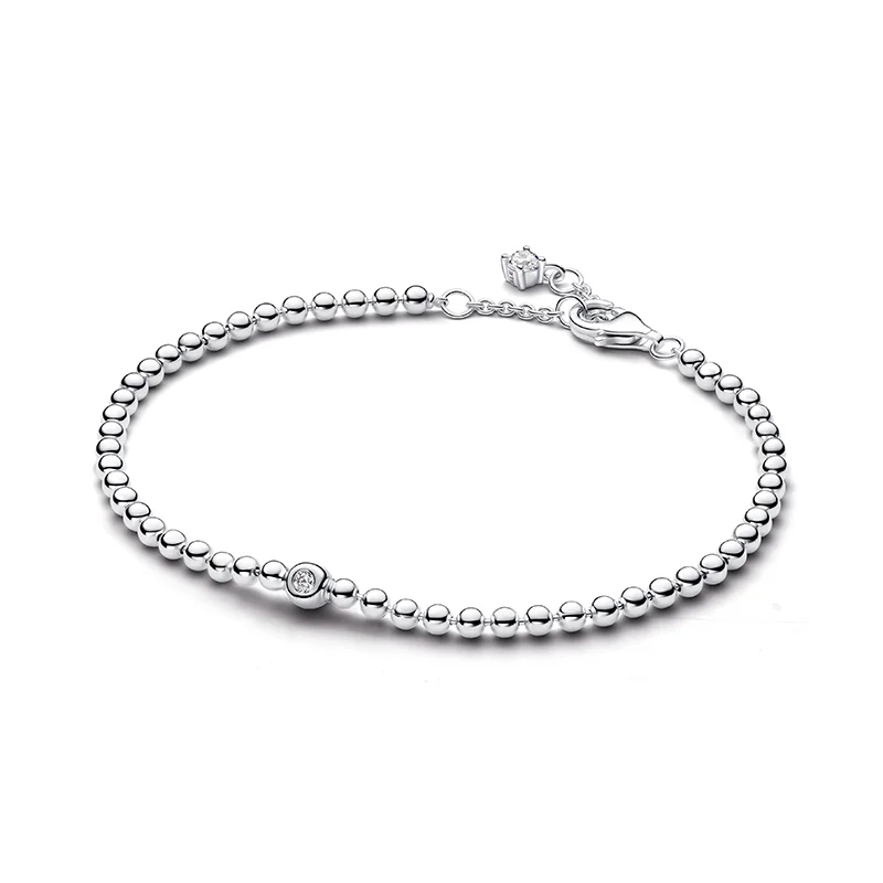 PANDORA - P&auml;rlade Detaljer & Glittrande Stenar Armband