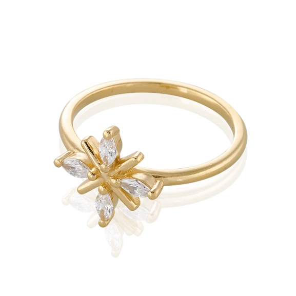 Snowflake Ring Guld - Carolina Gynning - Moderna smycken med en betydelse - Nordic Spectra