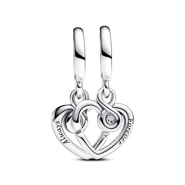 Für immer & Ewig Teilbarer Charm-Anhänger - PANDORA - Nordic Spectra