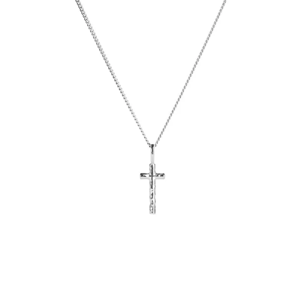 Organic Cross Necklace S Silver - Emma Israelsson - Suuri valikoima & ilmainen lahjapaketointi