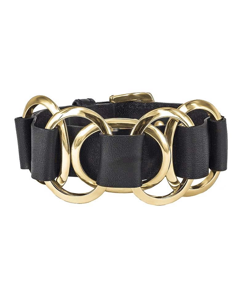 CHELSEA Armband Svart / Guld - Astrid & Agnes - Snabb frakt & paketinslagning - Nordicspectra.se